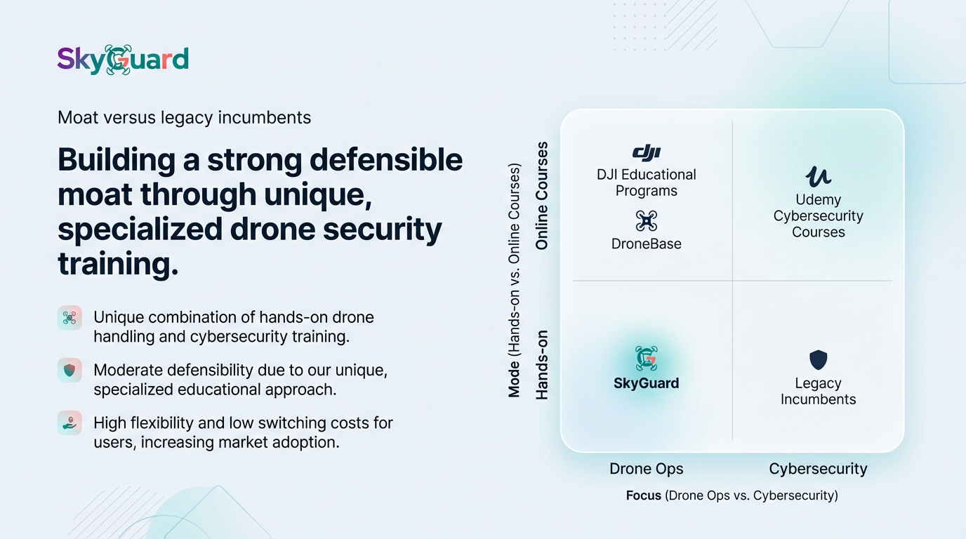 Moat versus legacy incumbents - SkyGuard