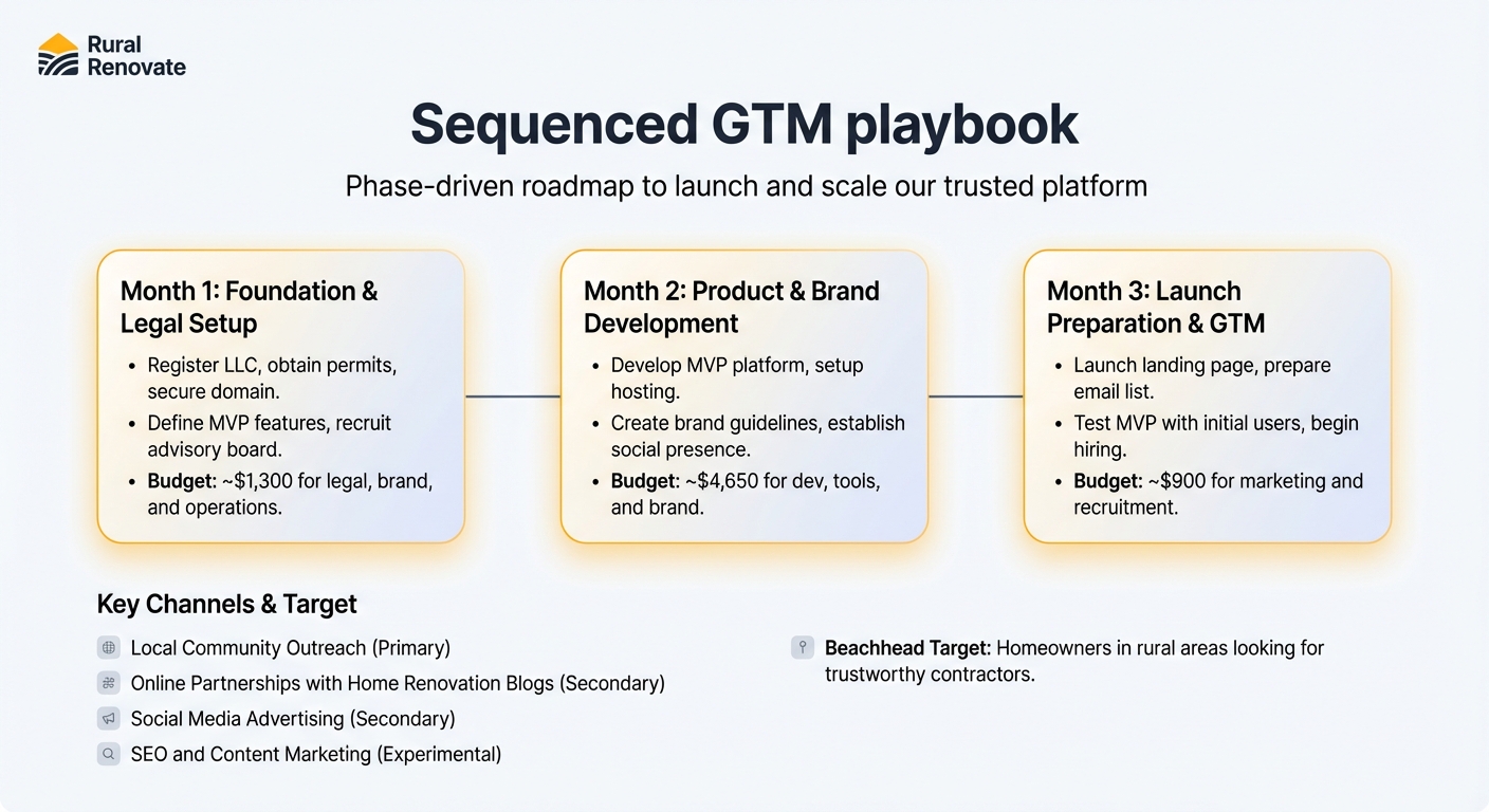 Sequenced GTM playbook - Rural Renovate
