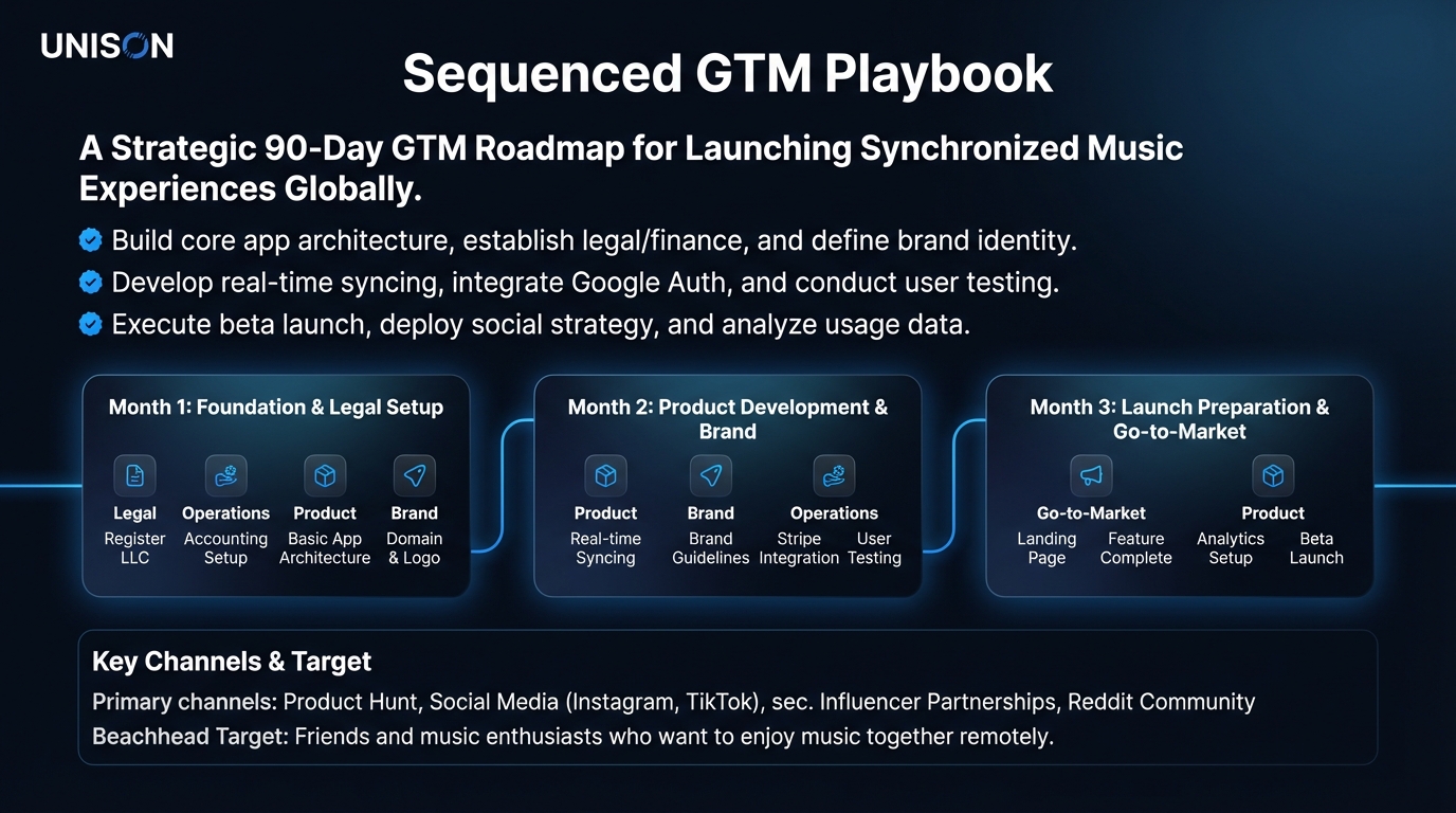 Sequenced GTM playbook - UNISON